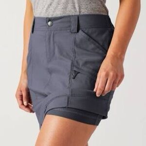 DULUTH Dry on the Fly Black Skort, Sz 4